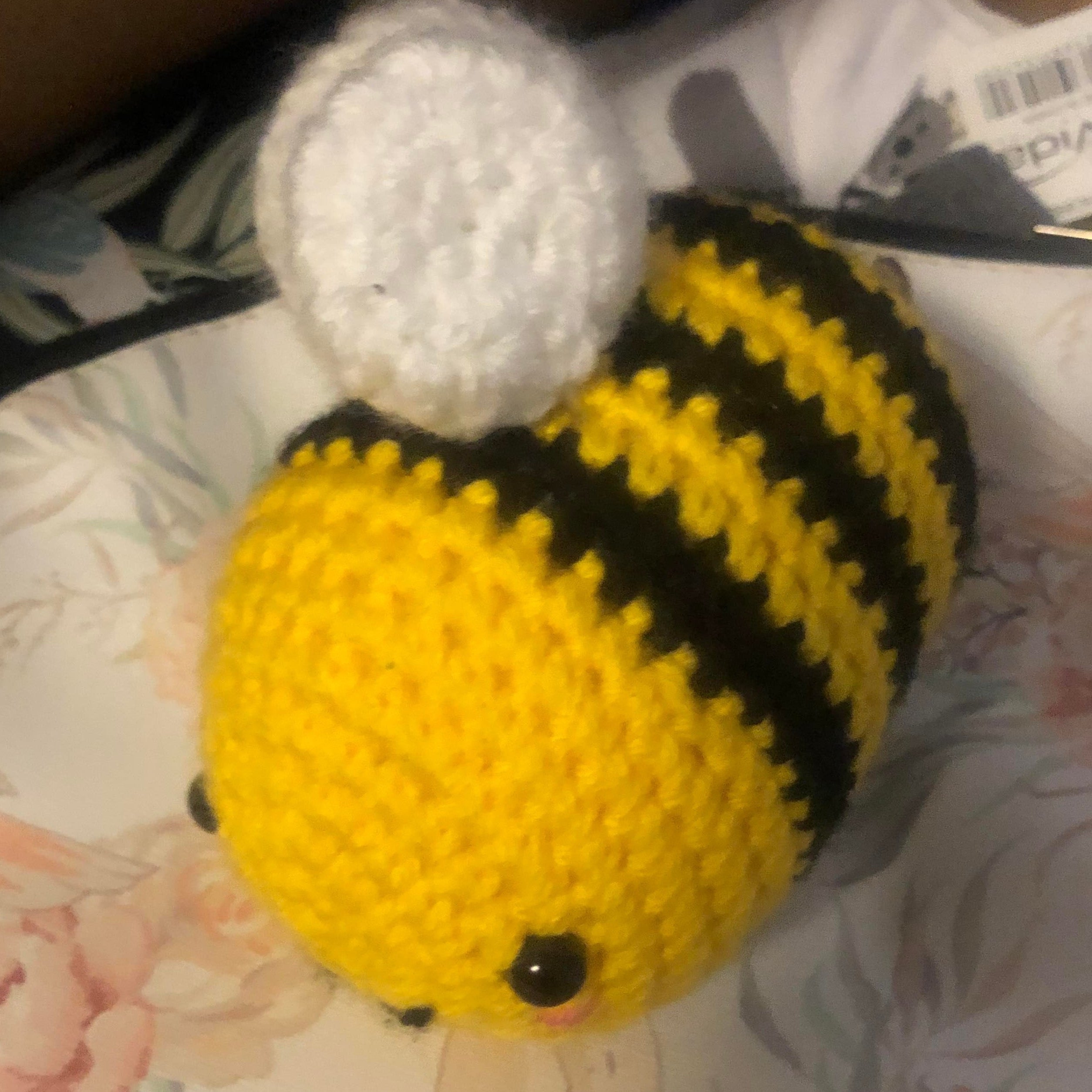 Mini Crochet Bee